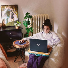 HP Victus 15-fb3025AX AMD Ryzen 9 Gaming Laptop (16GB, 1TB SSD, Windows 11 Home, 8GB Graphics, 15.6 inch 144 Hz Full HD IPS Display, NVIDIA GeForce RTX 4060, MS Ofice Home 2024, Performance Blue, 2.29 KG)