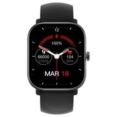 Inbase Urban Lite X Smart Watch, 1.6 inch, Up to 15 Days Runtime, IPX68 Water resistance, Weather Forecast, Breath Training, Find My Device Call, Camera/Music Control, Do Not Disturb Mode, BLACK