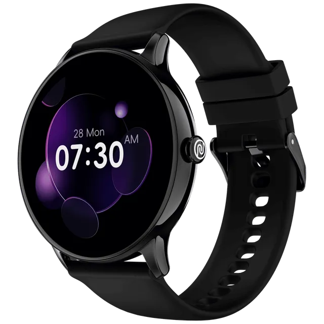 noise NoiseFit Twist Go Smartwatch with Bluetooth Calling (35.3mm TFT HD Display, IP67 Water Resistant, Jet Black Strap)