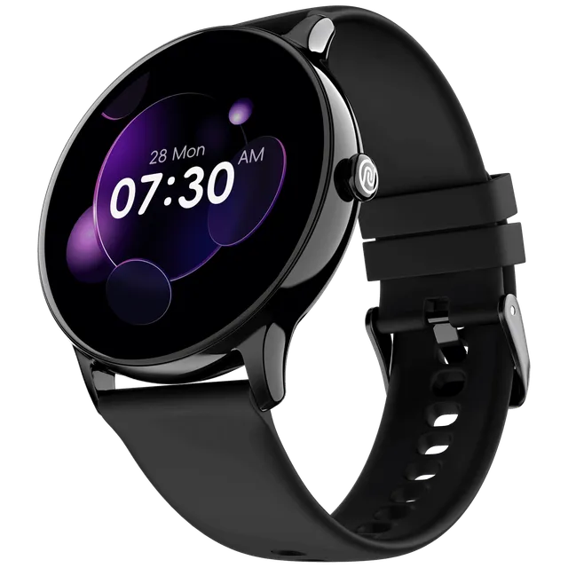 noise NoiseFit Twist Go Smartwatch with Bluetooth Calling (35.3mm TFT HD Display, IP67 Water Resistant, Jet Black Strap)