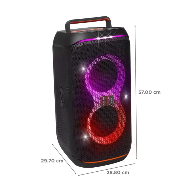 JBL PartyBox Club 120 160W Bluetooth Party Speaker with Mic (AI Sound Boost, Stereo Channel, Black)