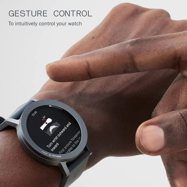 Nothing Watch Pro 2 Smartwatch with Bluetooth Calling (33.52mm AMOLED Display, IP68 Water Resistant, Dark Grey Strap)