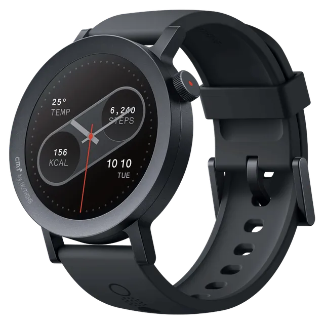 Nothing Watch Pro 2 Smartwatch with Bluetooth Calling (33.52mm AMOLED Display, IP68 Water Resistant, Dark Grey Strap)