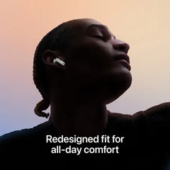 Apple AirPods 4 with Active Noise Cancellation, Adaptive Audio and Transparency mode, Voice Isolation, Hey Siri and Siri Interactions, Up to 5 hours of listening time on a single charge, True Wireless Earbuds