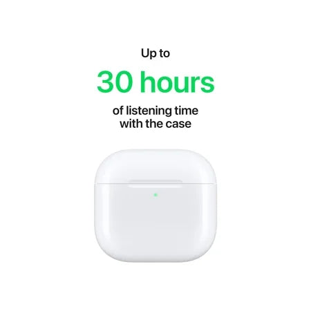 Apple AirPods 4 with Active Noise Cancellation, Adaptive Audio and Transparency mode, Voice Isolation, Hey Siri and Siri Interactions, Up to 5 hours of listening time on a single charge, True Wireless Earbuds