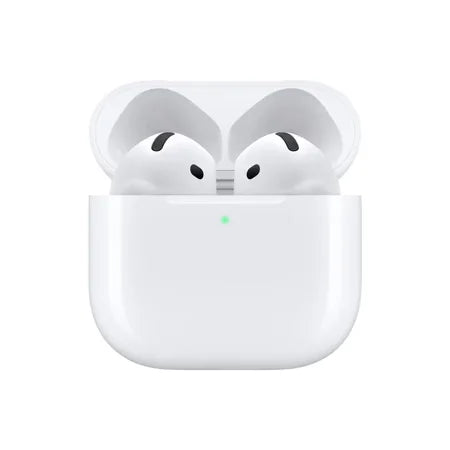 Apple AirPods 4 with Active Noise Cancellation, Adaptive Audio and Transparency mode, Voice Isolation, Hey Siri and Siri Interactions, Up to 5 hours of listening time on a single charge, True Wireless Earbuds